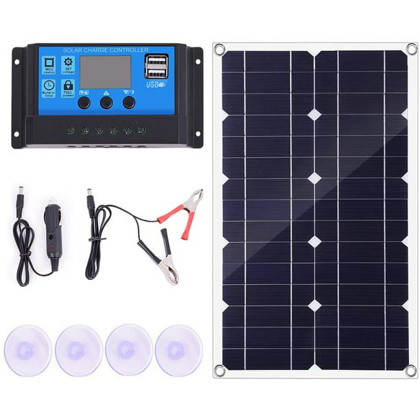 600w//300w Solar Panel Kit 100A 18V Battery Charger with Controller Caravan Boat